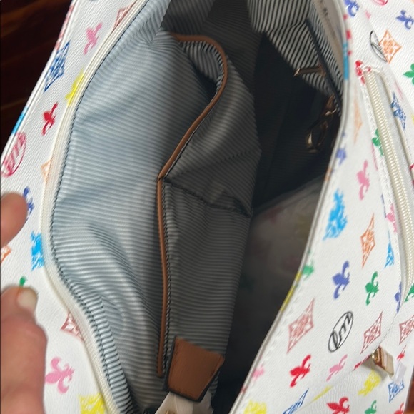 Le Miel Multicolor Patterned Women's Bag - Picture 4 of 8